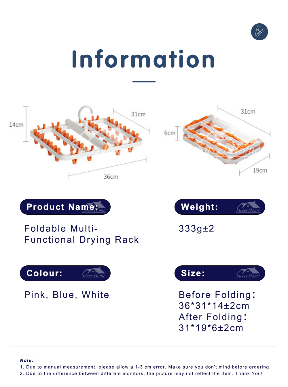KL018 Foldable Multi-Functional Drying Rack -9